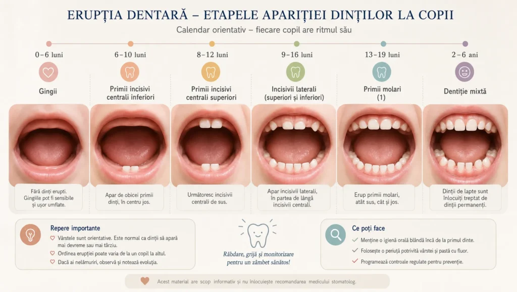 Apariția dinților: ce este normal de la bebe la școlar - Main Image