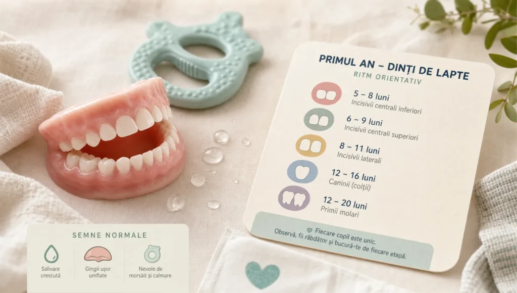 Apariția dințișorilor la bebeluși pe luni și semne - Main Image